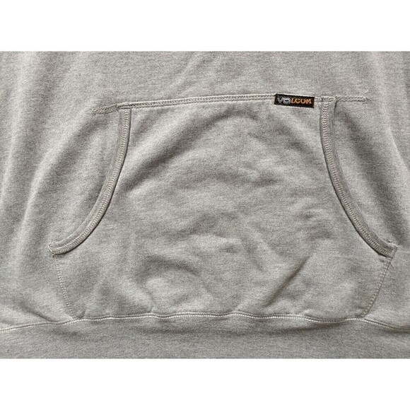 Y2K Volcom Hoodie Men's Size Large Gray Pullover Long Sleeve - Picture 3 of 10